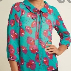 Modcloth Peter Pan Blouse